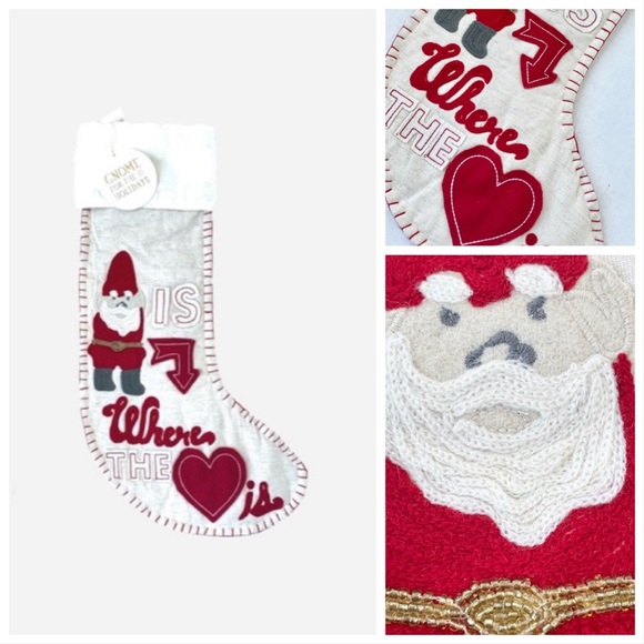 Pottery Barn Christmas Stockings New Gnome - Picture 6 of 9